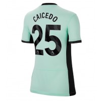 Chelsea Moises Caicedo #25 Replica Third Shirt Ladies 2023-24 Short Sleeve